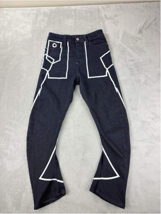 G-Star Denim - G-Star 3301 Pre Charlie Tromp Loose Tapered Jeans Women's Sz 27 W X 23 L Rare